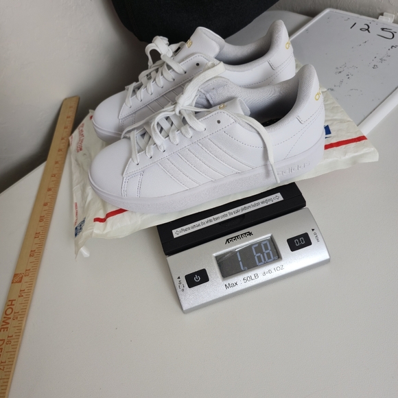 Adidas Grand Court Cloudform Womens Lifestyle Tennis Shoe Comfort White Size 6 - Picture 10 of 13